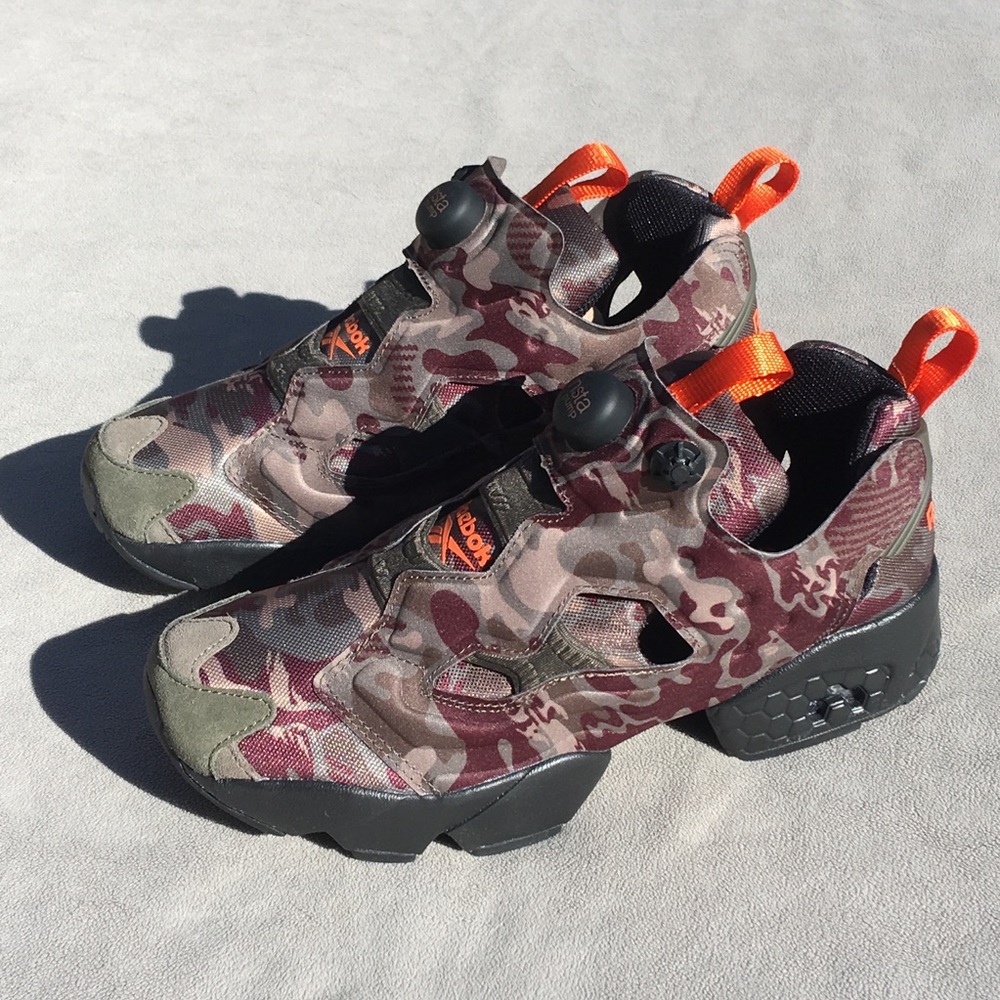 New Reebok Instapump Fury Camo Sneaker Mens 7.5